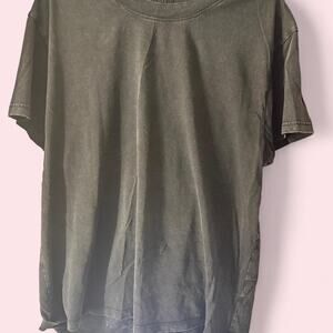 Black faded prana top